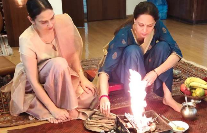 हेमा खुद और अपनी बेटियों को भी अध्यात्म से जोड़ रखा है। ईशा के जन्मदिन पर हवन करते हुए उन्होंने बताया था कि वह हर साल अपनी बेटियों के जन्मिदन पर हवन करती हैं।