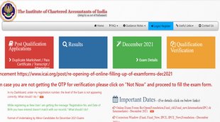 ICAI CA Admit card 2021