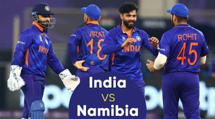 IND vs NAM Team Playing 11, T20 World Cup Today's Match Details