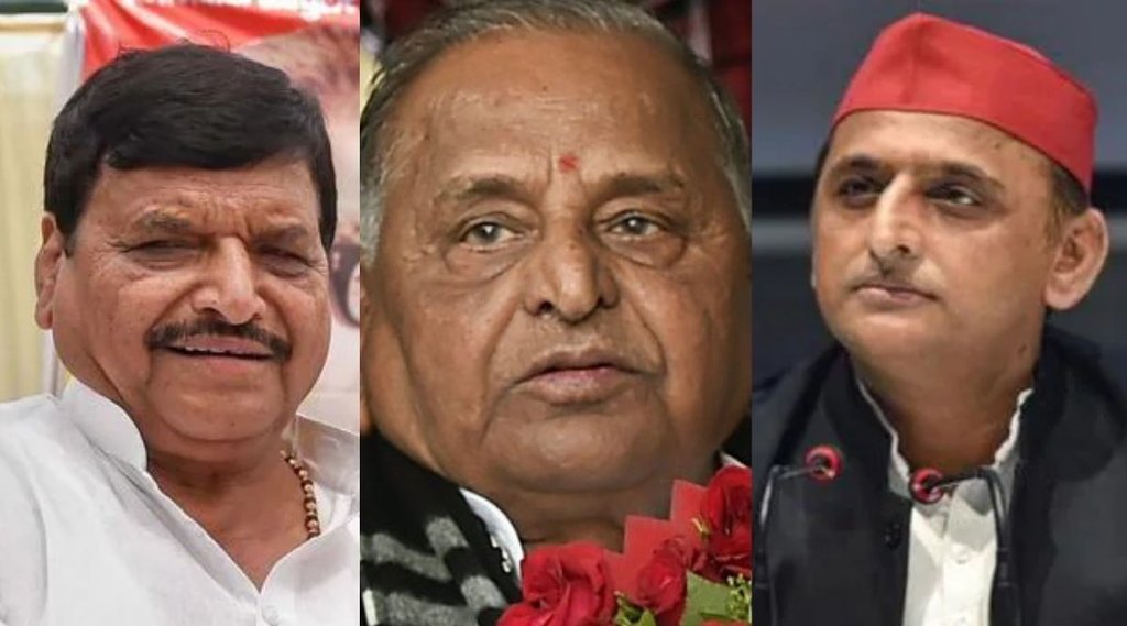 Shivpal,Mulayam, Akhilesh Yadav