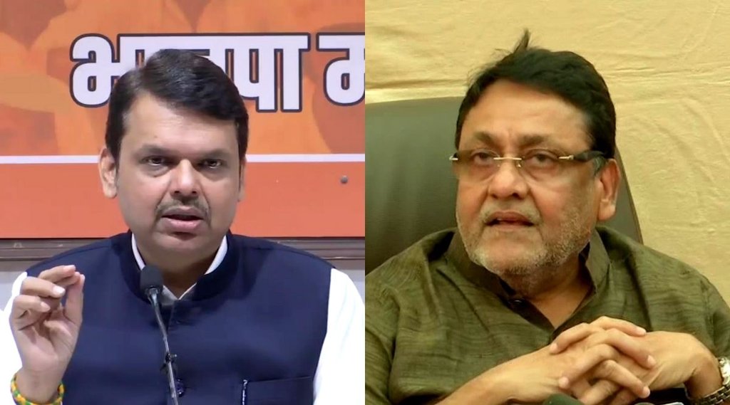 Devendra Fadnavis , Nawab Malik