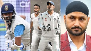 MS Dhoni Ravichandran Ashwin Ajinkya Rahane Harbhajan Singh India vs New Zealand Kanpur Green Park Stadium