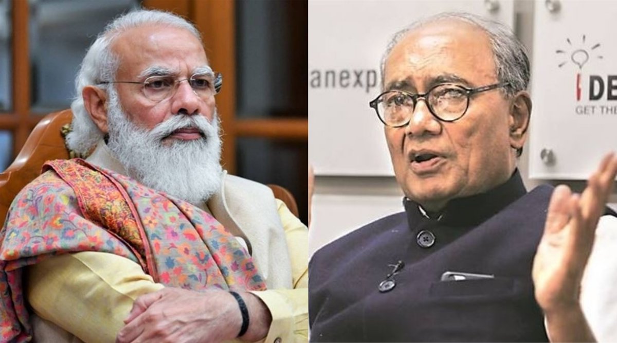 Narendra Modi Digvijaya Singh Narendra Modi Digvijaya Singh