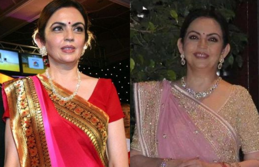 नीता की इस साड़ी को कांजीवरम आर्ट में एक्सपर्ट 36 महिला कारिगरों ने मिलकर तैयार की थी। इस साड़ी का वजन ही 8 किलोग्राम थी और इसे पूरा तैयार करने में कारिगरों को 1 साल से भी ज्यादा वक्त लगा था। 