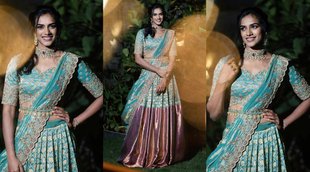 PV Sindhu Photos Diwali Celebration Romantic Dance Love Song traditional