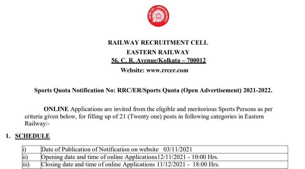 Railway, Railway Job, Railway Recruitment 2021, Railway Job Notification