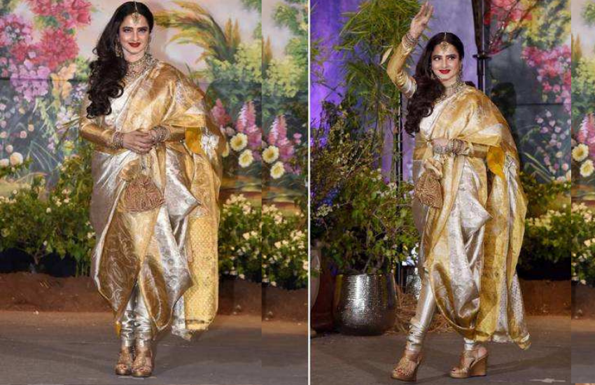 पहली बार रेखा ने जब सलवार पर साड़ी पहनी तो सभी अचरज से भर गए थे। असल में रेखा ने करीब 150 साल पुराने मुगलकालीन स्टाइल से साड़ी तब पहनी थी।