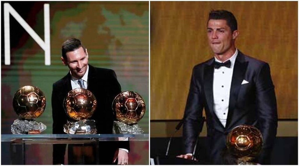 Ronaldo has five Ballon dOr awards heading into tonight’s ceremony while Messi has Seven