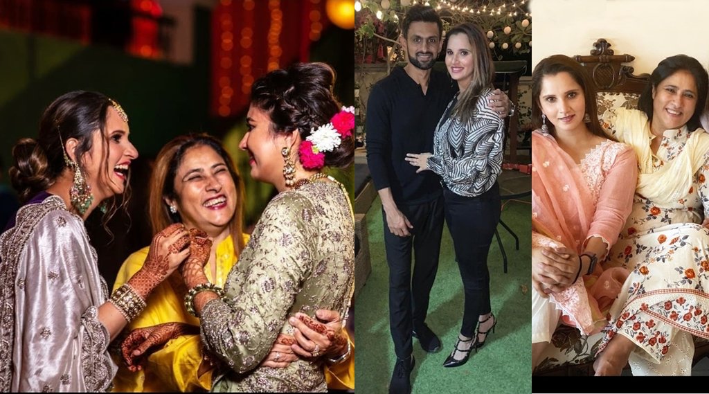 Sania Mirza Nasima Mirza Anam Mirza Shoaib Malik Happy BirthDay Love Forever