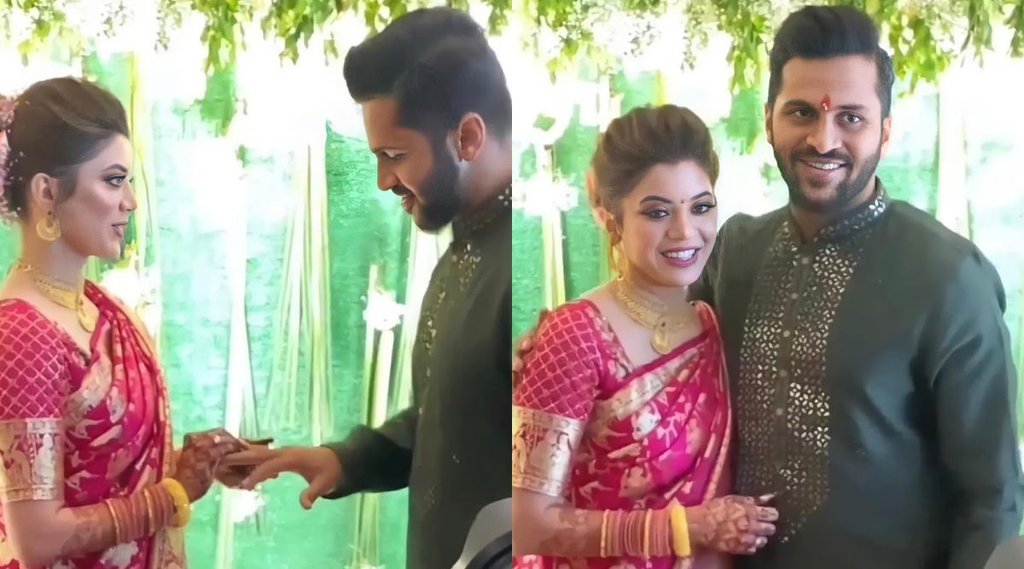 shardul-thakur-mittali-parulkar-engagement-video-on-csk-fans-official-page-photos-also-viral-on-social-media-expected-to-marry-next-year-after-t20-world-cup-2022