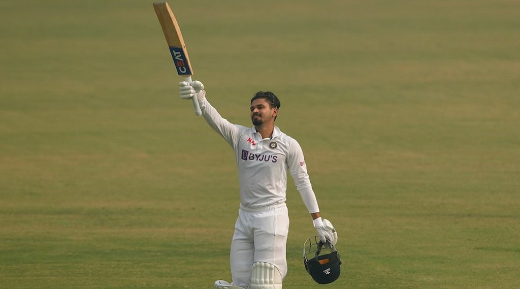 shreyas-iyer-century-in-debut-test-match-against-new-zealand-in-kanpur-makes-various-records-by-becoming-16th-indian-batsman-to-hit-100-runs-on-debut-test-list
