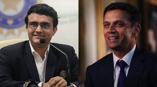 Sourav Ganguly Rahul Dravid Team India Head Coach Rahul Dravid Son