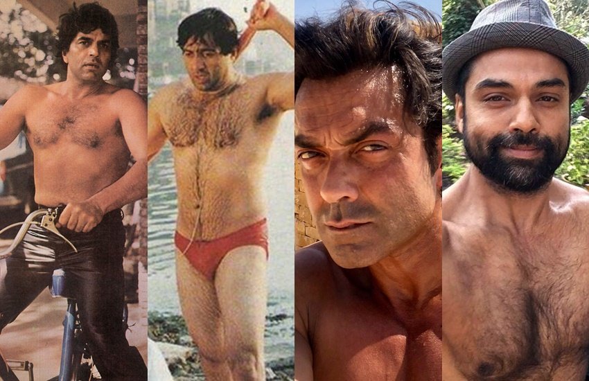 Dharmendra Family: धर्मेंद्र का परिवार बॉलीवुड में बेहद चर्चित रहा है। इस परिवार से हेमा मालिनी (Hema Malini), ईशा देओल (Esha Deol), सनी देओल (Sunny Deol), बॉबी देओल (Bobby Deol), अभय देओल (Abhay Deol) और खुद धर्मेंद्र बहुत बड़े एक्टर रहे हैं। देओल फैमिली के चारों एक्टर शर्टलेस नजर आ चुके हैं। देखें तस्वीरें: 