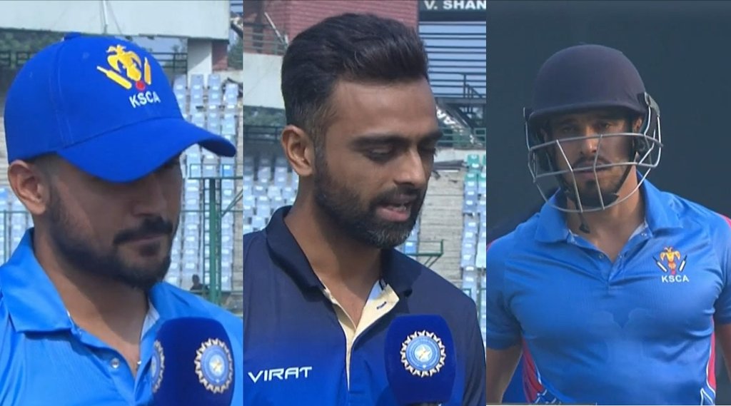 Syed Mushtaq Ali Trophy 2021-22 Pre QF2 Karnataka vs Saurashtra Abhinav Manohar
