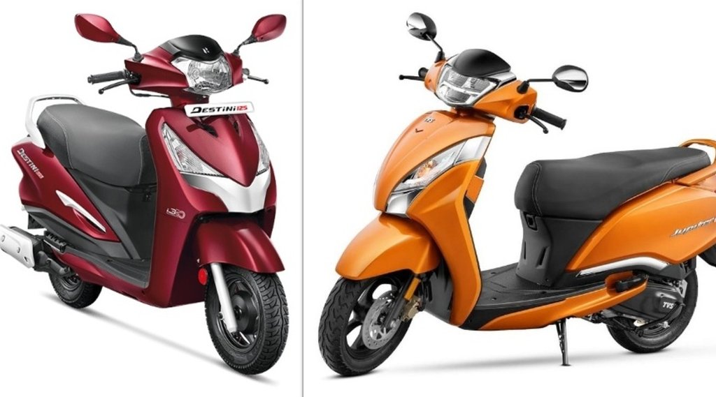 TVS Jupiter vs Hero Destini 125