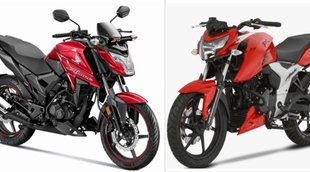 TVS Apache RTR 160 vs Honda X Blade