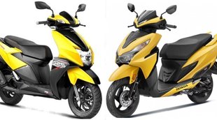 TVS Ntorq vs Honda Grazia