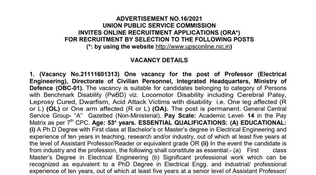 UPSC, UPSC Notification, UPSC CSE 2021