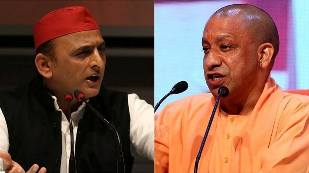 मुज़फ्फरनगर में आयोजित कार्यक्रम में अखिलेश यादव ने योगी आदित्यनाथ पर निशाना साधते हुए कहा कि बाबा मुख्यमंत्री लैपटॉप चलाना भी नहीं जानते हैं और वे अपना घोषणा पत्र भी नहीं पढ़ते हैं। (एक्सप्रेस फोटो) 