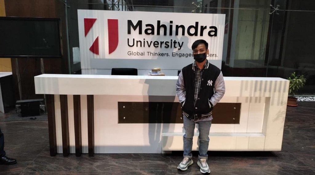 anand mahindra, iron man suit, mahipur student