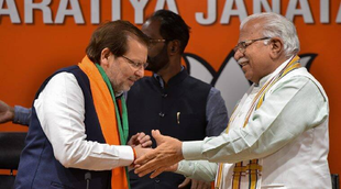 Haryana, BJP MP Arvind Sharma, MP Threat, gouge out the eyes and cut off the arms, Manish Grover