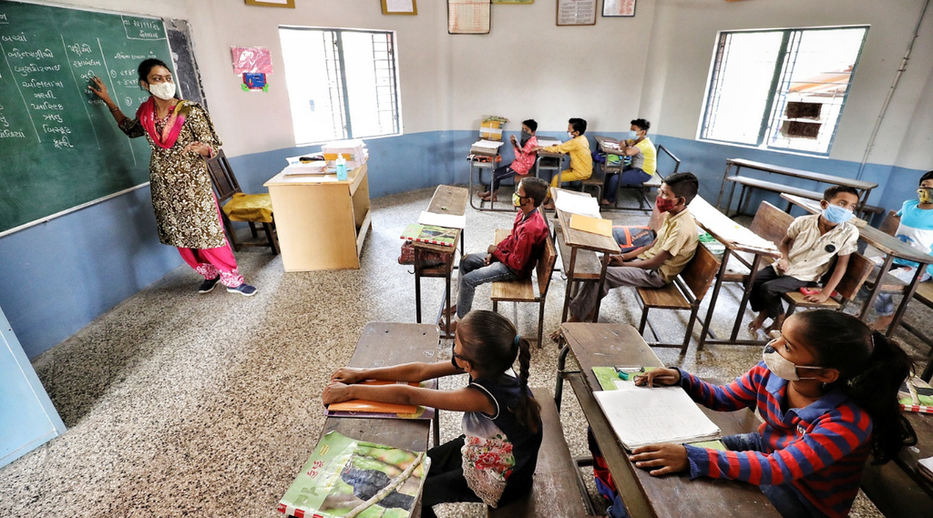classroom, teacher, punjab