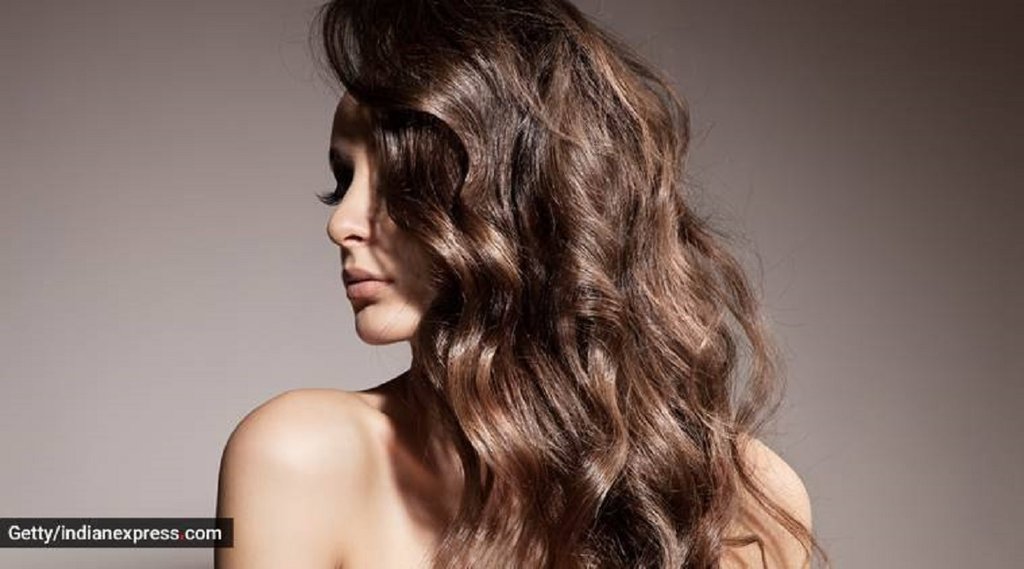 Beautiful girl with long hair