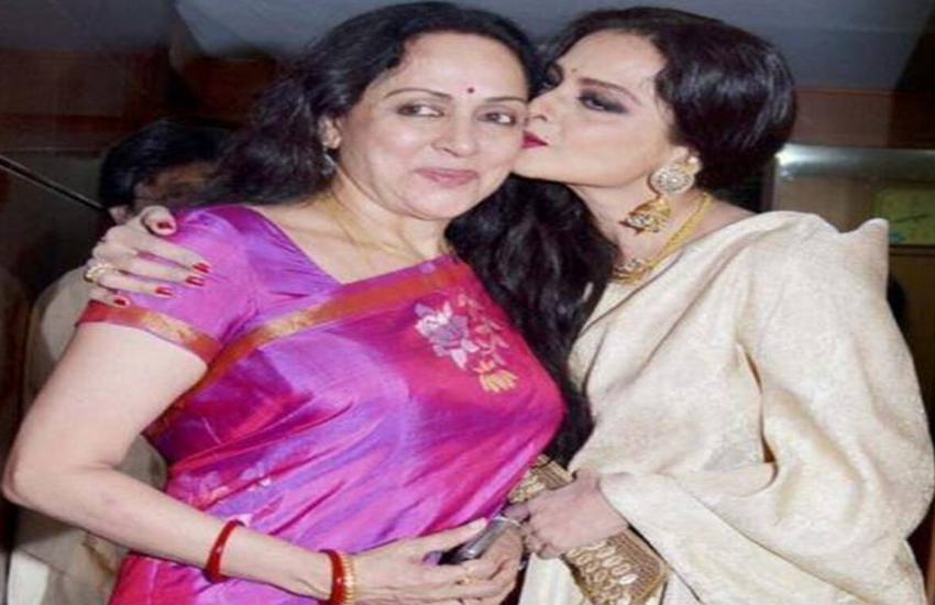 रेखा ने जब मुकेश अग्रवाल से शादी की थी तो सबसे पहले हेमा के घर जाकर उनका आशीर्वाद लिया था।