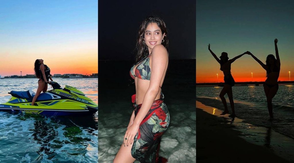 janhvi kapoor, khushi kapoor, dubai,
