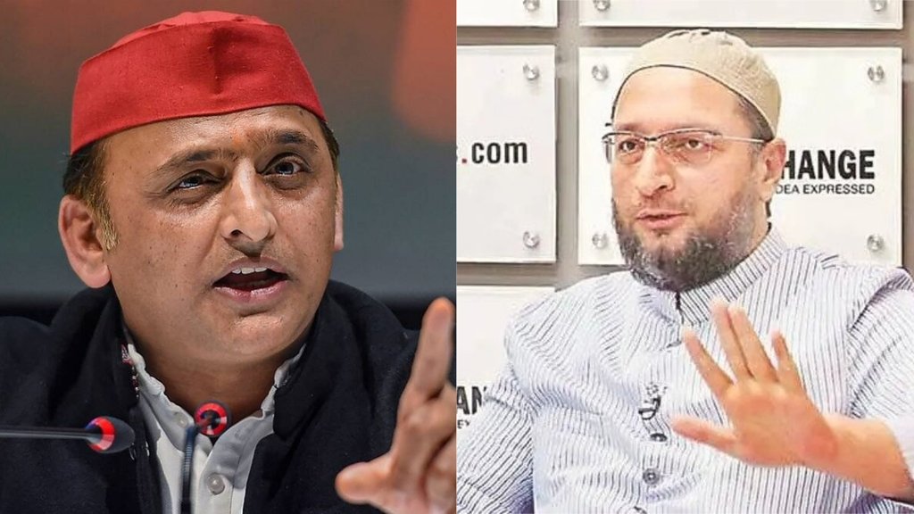 अखिलेश यादव के जिन्ना वाले बयान पर असदुद्दीन ओवैसी ने उन्हें इतिहास पढ़ने की नसीहत दी है। (फोटो: पीटीआई/ एक्सप्रेस फोटो)