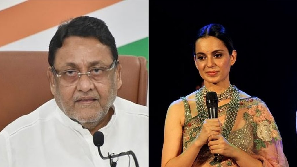 कंगना रनौत के आजादी भीख में मिलने वाले बयान को लेकर महाराष्ट्र सरकार के मंत्री नवाब मलिक ने उनको गिरफ्तार करने की मांग की है। (एक्सप्रेस फोटो)