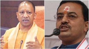 keshav prasad maurya, yogi adityanath, amit shah