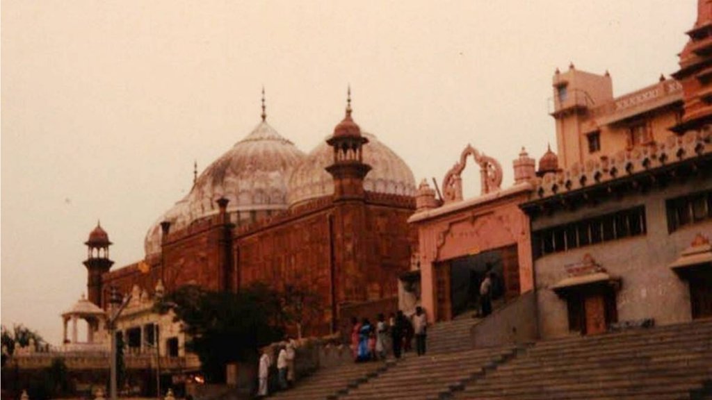 दक्षिणपंथी संगठन ने छह दिसंबर को शाही मस्जिद ईदगाह में भगवान कृष्ण का जलाभिषेक करने का ऐलान किया है। (फोटो: क्रिएटिव कॉमंस )