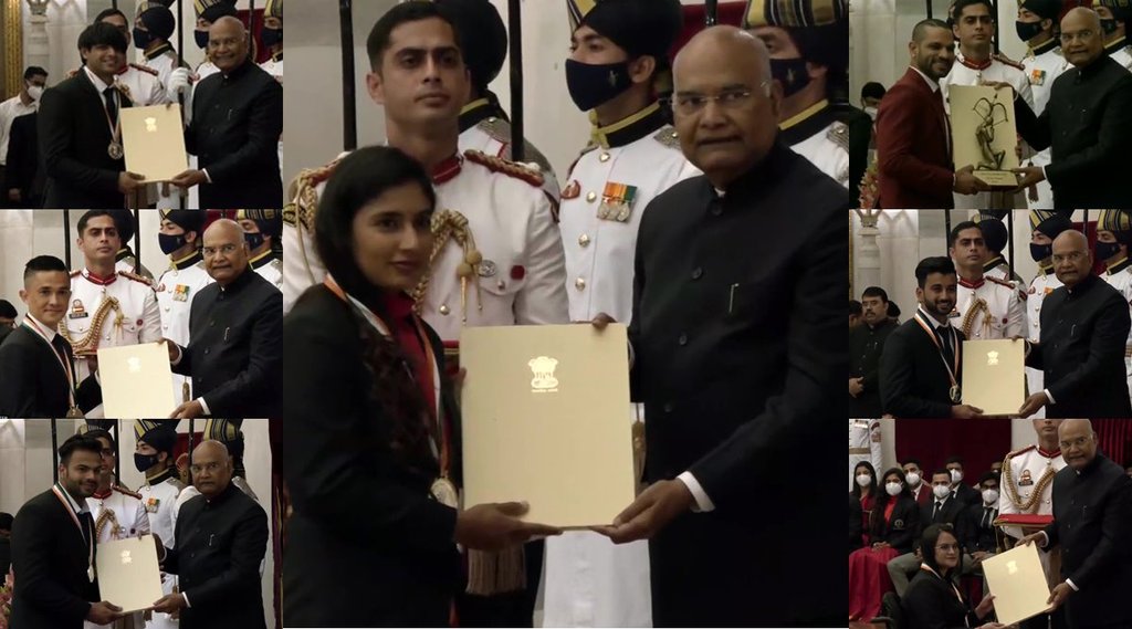 mithali-raj-becomes-first-indian-women-cricketer-to-receive-major-dhyanchand-khel-ratna-award-along-with-sunil-chhetri-neeraj-chopra-shikhar-dhawan-gets-arjun-award