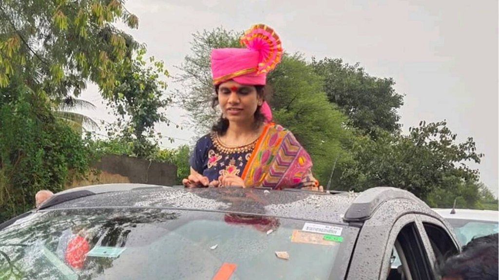 यूपीएससी 2020 की परीक्षा में लातूर की रहने वाली पूजा कदम ने 577 रैंक हासिल की। (एक्सप्रेस फाइल फोटो)