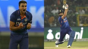 rohit-sharma-equals-virat-kohli-and-leaves-babar-azam-behind-in-t20-records-against-new-zealand-in-ranchi-t20-harshal-patel-becomes-player-of-the-match-in-debut