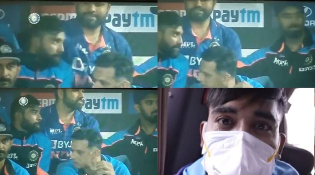 rohit-sharma-slaps-mohammad-siraj-on-back-head-in-funny-manner-video-from-indian-dugout-gone-viral-during-first-t20-match-againts-new-zealand