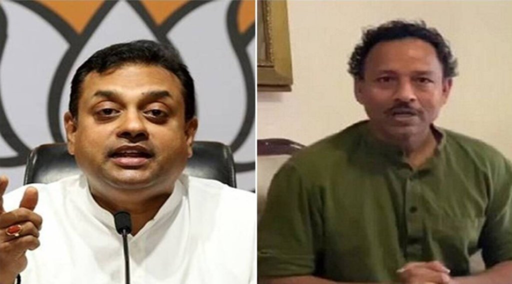 sambit patra, anurag bhadouria, aaj tak debate show sambit patra, anurag bhadouria, aaj tak debate show