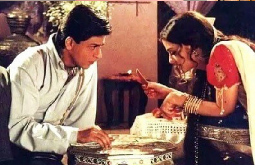 शाहरुख की सबसे बड़ी परेशान थी उनकी धोती। उनकी ये धोती पूरी फिल्म के दौरान उनके लिए परेशानी का सबब थी।