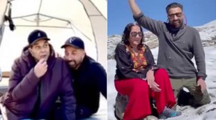 sunny deol, prakash kaur, dharmendra
