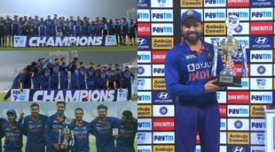 India Won T20 Series Clean Sweep New Zealand Rohit Sharma Paytm Trophy