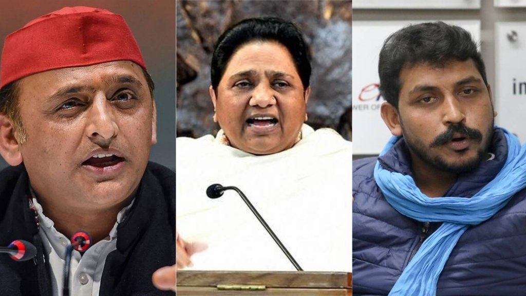 अखिलेश यादव और चंद्रशेखर रावण के बीच होने वाले संभावित गठबंधन से मायावती को अच्छा ख़ासा नुकसान हो सकता है। (एक्सप्रेस फाइल फोटो/ पीटीआई)