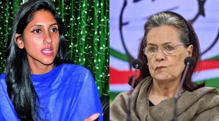 Aditi Singh, Sonia Gandhi Photo