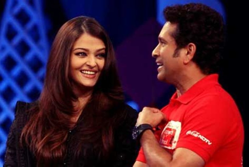 ऐश्वर्या राय और सचिन तेंदुलकर के बीच बहुत अच्छी बॉन्डिंग है। दोनों कई मौकों पर एक साथ नजर आए।