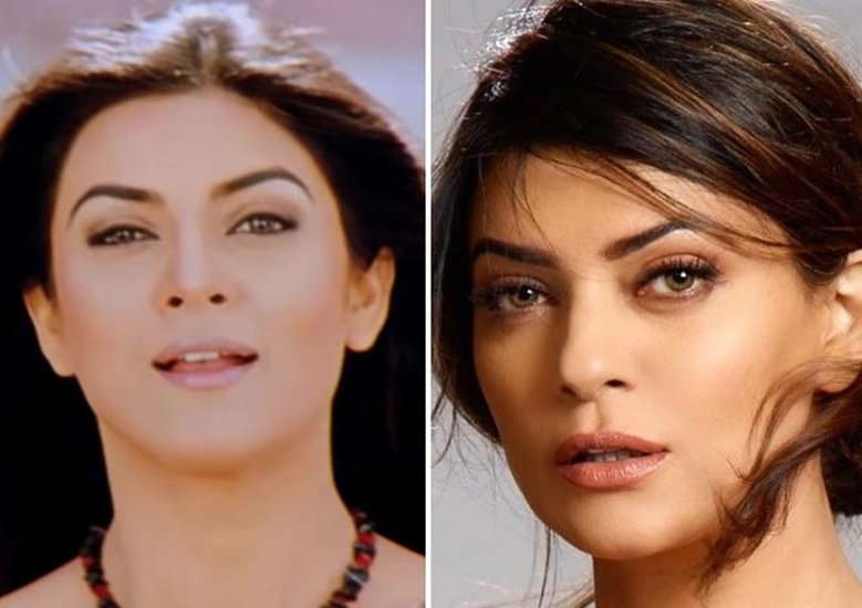 सुष्मिता सेन भी साल 2004 से आज तक लगभग वैसी ही नजर आती हैं।