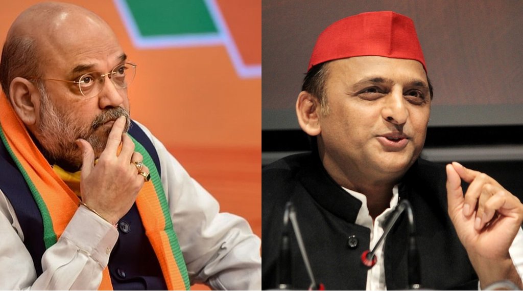 Akhilesh vs amit shah, amit shah