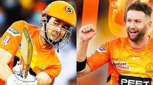Andrew Tye Kurtis Patterson Big Bash League Perth Scorchers vs Hobart Hurricanes