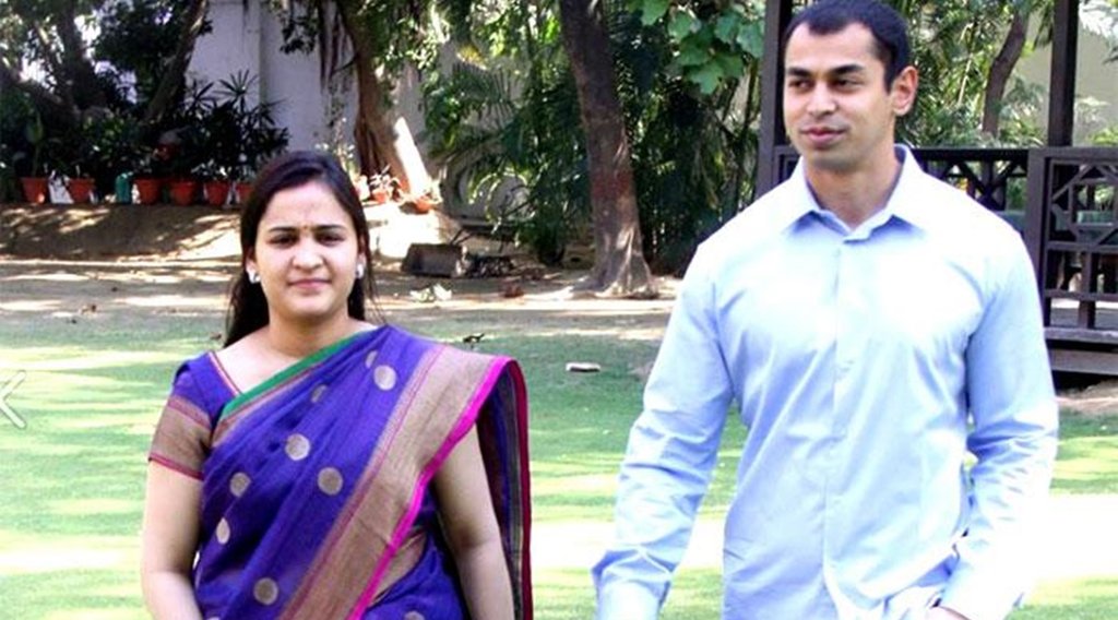 Aprana With Husaband, Aprana Yadav