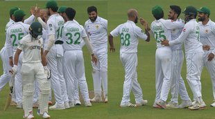 BAN vs PAK Shere Bangla National Stadium Dhaka Bangladesh Pakistan Babar Azam Sajid Khan2