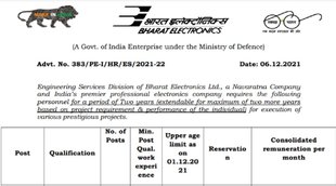 BEL Recruitment 2021